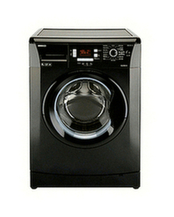 Beko WMB81241LB Washing Machine, 8kg Load, A+ Energy Rating, 1200rpm Spin, Black